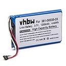 vhbw Batterie Compatible avec Garmin Dezl 770 GPS, Appareil de Navigation (1200mAh, 3,7V, Li-polymère)