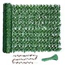 Wivico Artificial Ivy Fence Screening rolls Decoration Green Leaf Hedge Privacy Hedging Wall Garden Fence Balcony Landscaping Screen for Outdoor Decor Green Maple **UV Fade Protected**（1.5x3m）