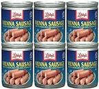 Libbys Vienna Sausage with Made Chicken, Beef & Pork in Chicken Broth and Fully Cooked also is Vegan and Keto Friendly | Armour Canned Sausage, 4.6 OZ (BETRULIGHT Value Pack of 6)