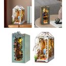 Kit di case delle bambole in miniatura in legno da collezione con mobili