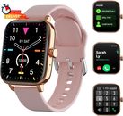 Smart Watch 1.7" Full Touch Screen Smartwatch Text and Call Android Ios Phones
