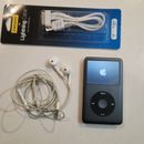 Apple iPod Classic 7th Gen 160GB Black Grey ( MC297ZP, 2009) W/Cable+ Earphones 