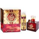 Ard Al Zaafaran - Eau de Parfum Shams Al Emarat Khususi, attar, halal, profumo spray, 100 ml + deodorante