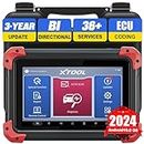 XTOOL D7 Bidirectional Scan Tool, 2024 Automotive Scanner Diagnostic Tool with 3-Year Updates, Supports ECU Coding, 36+ Resets, Key Programming, Active Tests, Full Systems Scan, Cam/Crankshaft Relearn