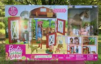 New Barbie Sweet Orchard Farm NISB 25+ Piece Set Horse Animals