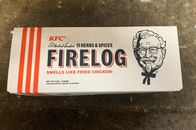 KFC FIRE LOG 11 HERBS AND SPICES ENVIROLOG KENTUCKY FRIED CHICKEN In Hand