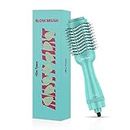 Alan Truman Blow Dryer Brush, Volumizer for Hair Styling with Two Layered Bristles, 3 Temperature and Speed Adjustments, Light Weight and Easy Use Gives Salon Like Hair Styling at Home, Mint Green
