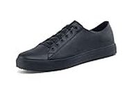 Shoes for Crews Old School Low-Rider IV, Shoes for Men and Women with Non-Slip Outsole, Water-Repellent and Lightweight, black, 45 EU