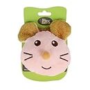 PETEX Microfiber Cat Face Toy for Pets | Pink | Set of 1