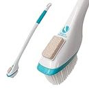 New Product Solutions TOE094 Miracle Foot Brush with Pumice Stone, White, 30"