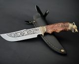 Wild Wolf - Ukrainian Custom Kitchen Hunting Fishing Military Steel Knife Knives