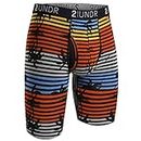2UNDR Mens Swing Shift 9" Boxer Long Leg Underwear (Endless, Small)