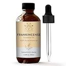 AVD Organics Frankincense Essential Oil - 100% Pure Frankincense oil | for Skin and Focus - Woody and Earthy Aroma for Clarity - Diffuser Fragrance Oil, Soaps, Candles -3.38 fl. Oz