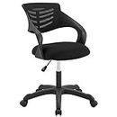 Ergode Thrive Mesh Office Chair | Lumbar Support | Cooling Comfort | Stylish Armrests | Adjustable Height | 360 Swivel | Black