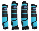 Medium Horse Stable Shipping Boots Wraps Front Rear 4 Pack Leg Hoof Care