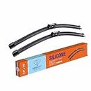 WOWIPER Silicone Wiper Blades 24 and 19 Replacement for Volkswagen VW Jetta 2011-2013 Passat 2012-2018 CC 2013-2017 OEM Quality Silicone Windshield Wiper Blades for My Car(Set of 2) Top Lock 16mm