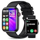 Smart Watch for Men Women with Bluetooth Call Answer/Dail,1.85'' HD Touch Screen Fitness Tracker, Smartwatch with Heart Rate Blood Oxygen Blood Pressure Sleep Monitor for Android and iOS