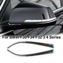 Copertura specchio interno in vera fibra di carbonio accessori finitura per BMW F30 F31 F34 F36