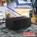Waterproof Outdoor Furniture Cover Thick 210D Oxford Material Adjustable Design