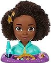 Karma's World Styling Head Doll (12-in), 30+ Piece Set with Hair Accessories Like Clips, Beads, Spray Bottle, Extensions, and More