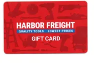 Tarjeta de regalo roja Harbor Freight Tools sin valor coleccionable SV2200454