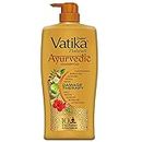 Dabur Vatika Ayurvedic Shampoo - 1L | Damage Therapy | With Power of 10 ingredients for solving 10 hair problems| No Parabens | For all hair types