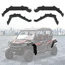 LitMiRaCle UTV XL Fender Flares for Polaris General 1000/4 1000 16-23, Front & Rear Mud Flaps Guards Kit Compatible for Polaris General 1000/4 1000 2016-2023 Accessories, Replace #2884220