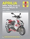 Aprilia Sr50, Rally, Sonic, Habana & Mojito Scooters, '93-'09 Haynes Repair Manual