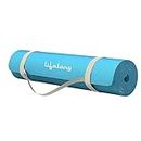 Lifelong LLYM93 Yoga mat for Women & Men EVA Material 4mm Sea Green Anti Slip for Gym Workout