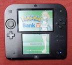 Nintendo 2DS [3DS] Console Black/Red with Pokemon Bank / Transporter + 9 Games