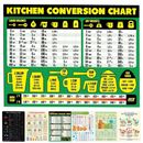 Hoja de medición de imán de conversión de cocina suministros para hornear para cocinar