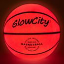 GlowCity Glow in The Dark Size 7 Light up Sports Basketball for Teen Boy kid Toy