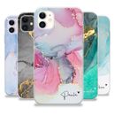Personalised Phone Case Marble Color Slim Silicone Cover for iPhone 12 13 SE 14
