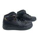 Men's NIKE Air Force 1 LV8 Mid' Sz 9 US Shoes Black Gold