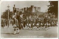 Inverness Kilts and Tartan Scottish pipe band JB White old postcard unposted