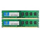 Rasalas 8GB Kit (2x4GB) PC3-10600 DDR3-1333 PC3 10600U Ram DDR3 2Rx8 PC3-10600U 1333 MHz DDR3 1.5V CL9 240-pin Memory Module Upgrade for Desktop