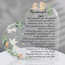 Sympathy Gifts Heart Shape Memorial Bereavement Gifts Crystal Acrylic Paperwe...