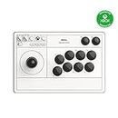 8Bitdo Arcade Stick for Xbox Series X|S, Xbox One and Windows 10, Arcade Fight Stick with 3.5mm Audio Jack - Officially Licensed (White)