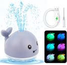 Baby Bath Toys Whale Toddlers, Light up Sprinkler Water Bathtub Toy 1-3 Year Old
