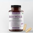 Right Veda Sea Moss Capsules 3 IN 1 with Bladderwrack & Burdock, Boost energy, Immunity and Support Overall Health | 100% Natural and Wildcrafted European Sea Moss in India