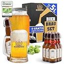 Heldengenuss - Bierbrauset Helles - 5L Bier - [Echtes Brauerlebnis] - Bier brauen Set Mit Videoanleitung - Bier Geschenke für Männer