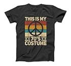 My 70s Costume 70 Style Peace Hippie 70's Disco 1970s Outfit T-Shirt Sweatshirt Hoodie Tanktop for Men Women Kids Black