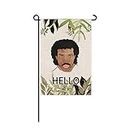 12x18 Inch Hello Funny Garden Flag with Four Brass Grommets - Hello Floral Home & Garden Flag - Vertical Personalized Flag Seasonal Home Yard Outdoor Decoration - Holiday Flags Yard