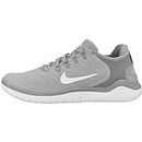 Nike Mens Free Rn 2018 Running Shoe, Grey Wolf Grey White White Volt 003, 9.5