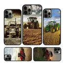 Farm Fahrzeug Traktor Telefon Fall für iPhone se2020 15 14 6s 7 8 plus 12 Mini 13 11 Pro x xr xs max