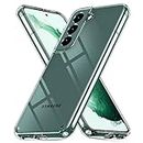CZARTECH Native Back Cover Case for Samsung Galaxy S22 5G Clear Case (TPU + Tough Polycarbonate Back I 5ft Drop Protection Tested I Transparent)