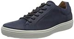ECCO Men's Soft 7 Lace Up Sneaker, Night Sky, Size EU 44/US 10-10.5