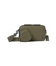 COACH Charter Slim Crossbody in Pebble Leather with Sculpted C Hardware Branding Army Green One Size