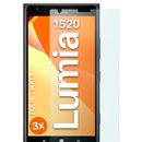 3x Film Mat pour Nokia Lumia 1520 Écran Feuille à Portée de Main 4H Anti Reflex