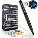 SIRGAWAIN Mini Spy Camera Hidden Camera Pen 1080p - [Upgraded 2024] Small Nanny Cam Spy Pen Camera Full HD Video or Picture Taking - Secret Camera with Wide Angle Lens, Rechargeable